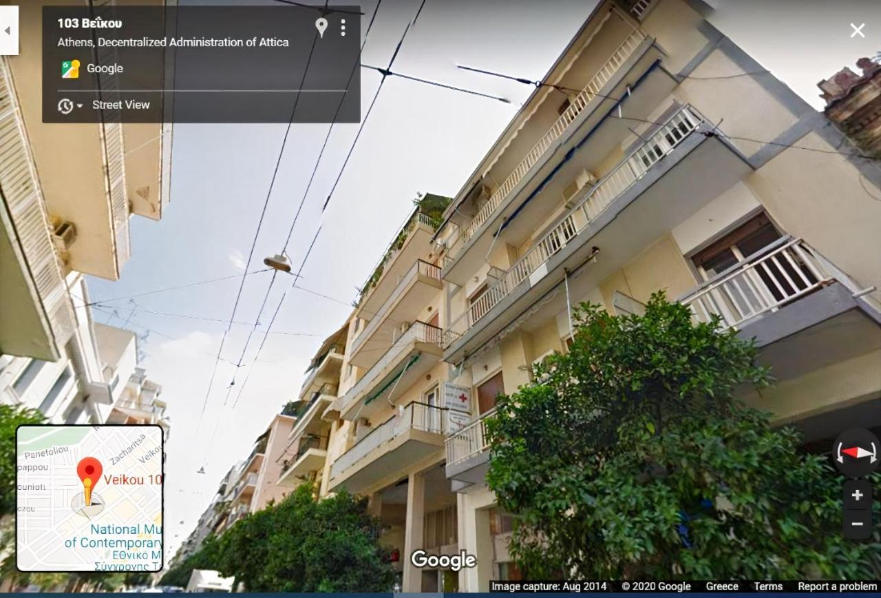 Pretty Rooms In Gold And Blue Apartment In Safe Central Area Athens Luaran gambar